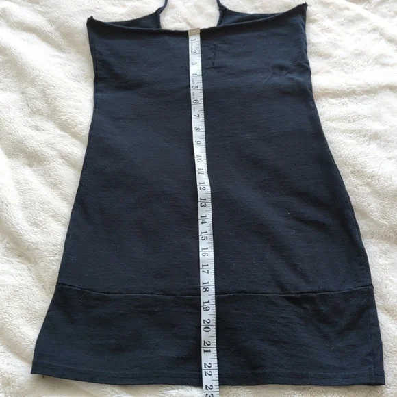 *RARE* Rockin' Bones Custom Halter Tunic/Dress Black with Orange Skeleton XS - Picture 8 of 9